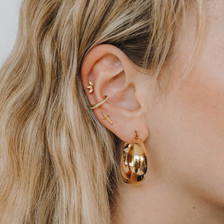 ARTIQO 'Cleo Creolen' Ohrschmuck