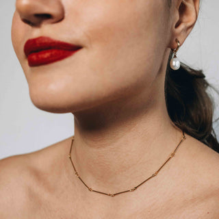 ARTIQO 'Pearl Creolen' Ohrschmuck