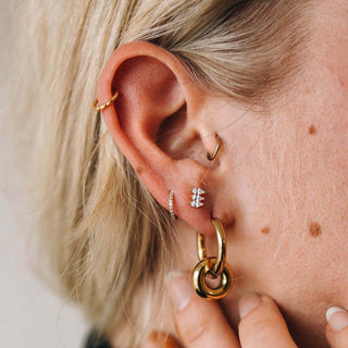 ARTIQO 'Sparkling Crown' Piercingstecker - helloartiqo.com