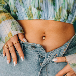 ARTIQO 'Effect Tear Drop' Bauchnabelpiercing - helloartiqo.com