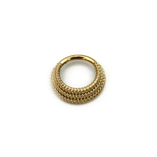 ARTIQO 'Triple Twisted Hinged' Piercingring