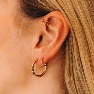 ARTIQO 'Sparkling pyramid cut segmentring' Piercingring - helloartiqo.com