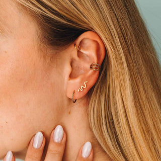 ARTIQO 'Snake Segment' Piercingring - helloartiqo.com