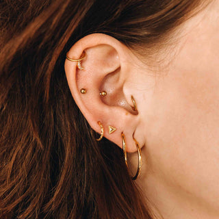ARTIQO 'Twisted Hinged Segment Ring' Piercingring - helloartiqo.com