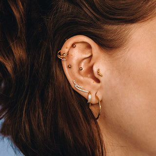 ARTIQO 'Beaded Labret' Piercingstecker - helloartiqo.com