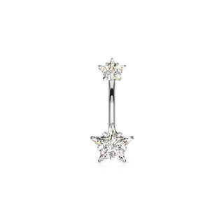 ARTIQO 'Double Star' Bauchnabelpiercing - helloartiqo.com