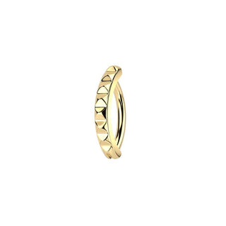 ARTIQO 'Pyramid Hoop Belly Ring' Bauchnabelpiercing - helloartiqo.com