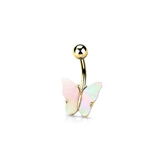 ARTIQO 'Rose Butterfly' Bauchnabelpiercing - helloartiqo.com