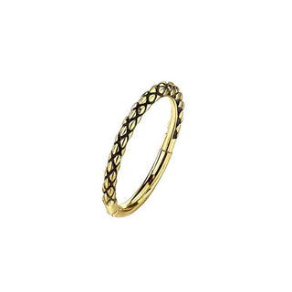 ARTIQO 'Snake Segment' Piercingring - helloartiqo.com