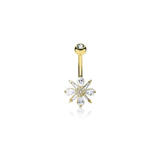 ARTIQO 'Snow Flake' Bauchnabelpiercing - helloartiqo.com