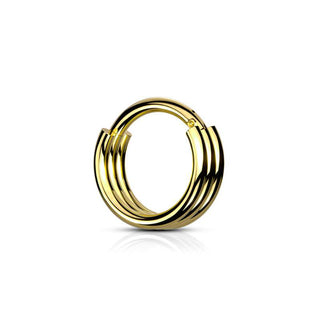 ARTIQO 'Triple layered Hoop' Piercingring - helloartiqo.com