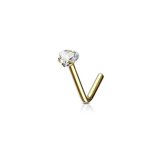 ARTIQO 'Heart Brilliant Stud' Nasenpiercing - helloartiqo.com