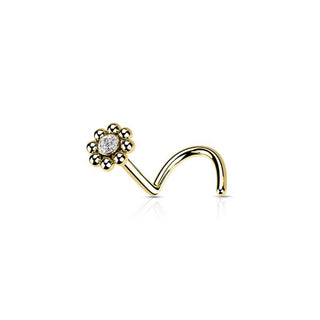 ARTIQO 'Surrounded Gem Stud' Nasenpiercing - helloartiqo.com