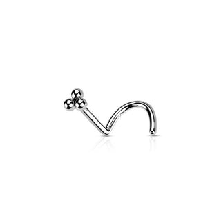ARTIQO 'Tristar Stud' Nasenpiercing - helloartiqo.com