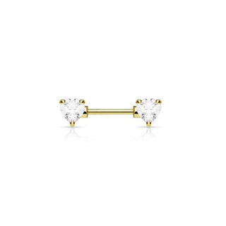 ARTIQO 'Heart Barbell' Nippelpiercing - helloartiqo.com