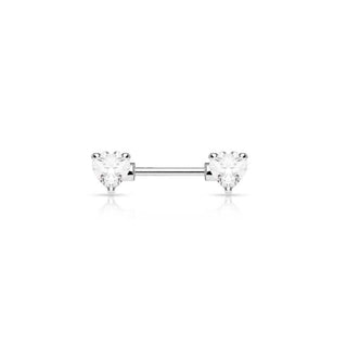 ARTIQO 'Heart Barbell' Nippelpiercing - helloartiqo.com