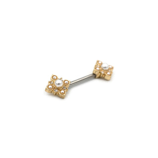 ARTIQO 'Pearl Barbell' Nippelpiercing