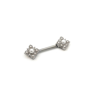 ARTIQO 'Pearl Barbell' Nippelpiercing