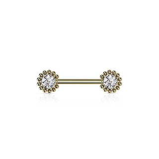 ARTIQO 'Surrounded Gem' Nippelpiercing - helloartiqo.com