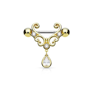 ARTIQO 'Tear Drop' Nippelpiercing - helloartiqo.com