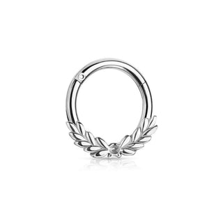 ARTIQO 'Laurel hinged Segment' Piercingring - helloartiqo.com
