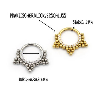 ARTIQO 'Nava' Piercingring
