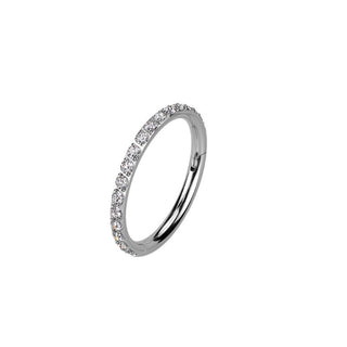 ARTIQO 'Sparkling hinged Segment Ring' Piercingring - helloartiqo.com