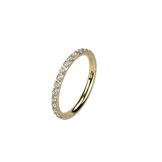 ARTIQO 'Sparkling hinged Segment Ring' Piercingring - helloartiqo.com