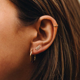 ARTIQO 'Leaf' Piercingstecker - helloartiqo.com
