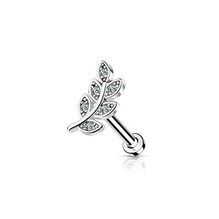 ARTIQO 'Leaf' Piercingstecker - helloartiqo.com