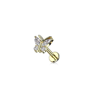 ARTIQO 'Sparkling Wings' Piercingstecker - helloartiqo.com