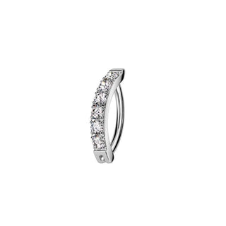 ARTIQO 'Sparkle Hoop Belly Ring' Bauchnabelpiercing - helloartiqo.com