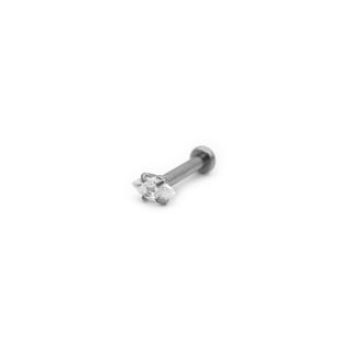 ARTIQO 'Oval Brilliant' Piercingstecker