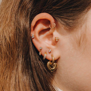 ARTIQO 'Love Creolen' Ohrschmuck
