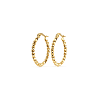 ARTIQO 'Curly Creolen' Ohrschmuck