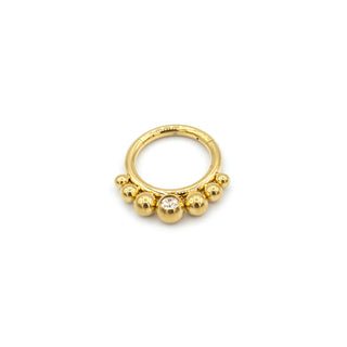 ARTIQO 'Sparkling Ball Ring' Piercingring