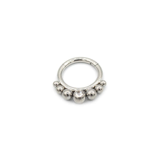 ARTIQO 'Sparkling Ball Ring' Piercingring