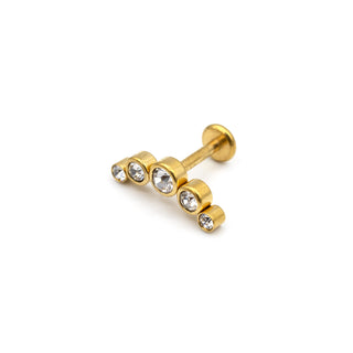 ARTIQO 'Sparkling Bubbles' Piercingstecker