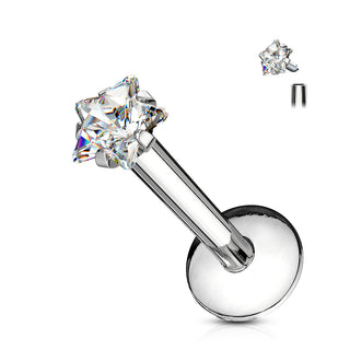 ARTIQO 'Sparkling Star' Piercingstecker - helloartiqo.com
