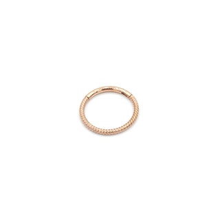 ARTIQO 'Twisted Hinged Segment Ring' Piercingring - helloartiqo.com